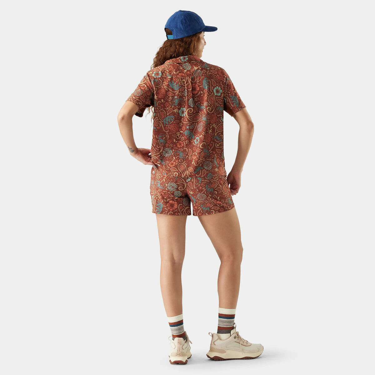 Burnt Sienna Paisley