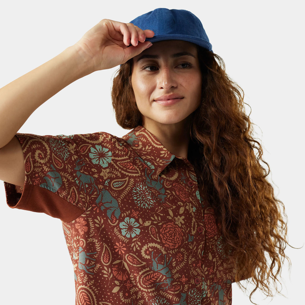 Burnt Sienna Paisley