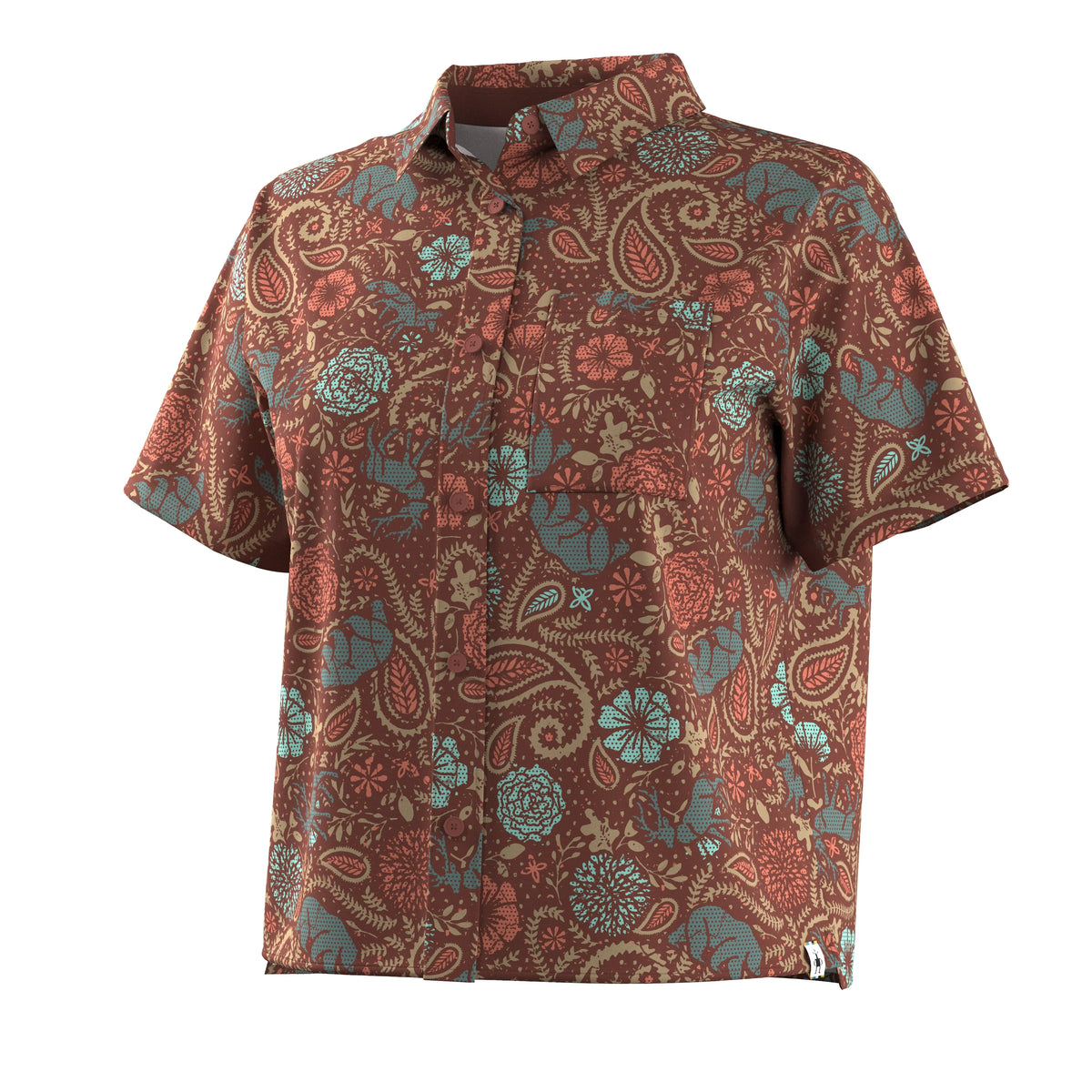 Burnt Sienna Paisley