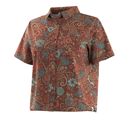 Burnt Sienna Paisley