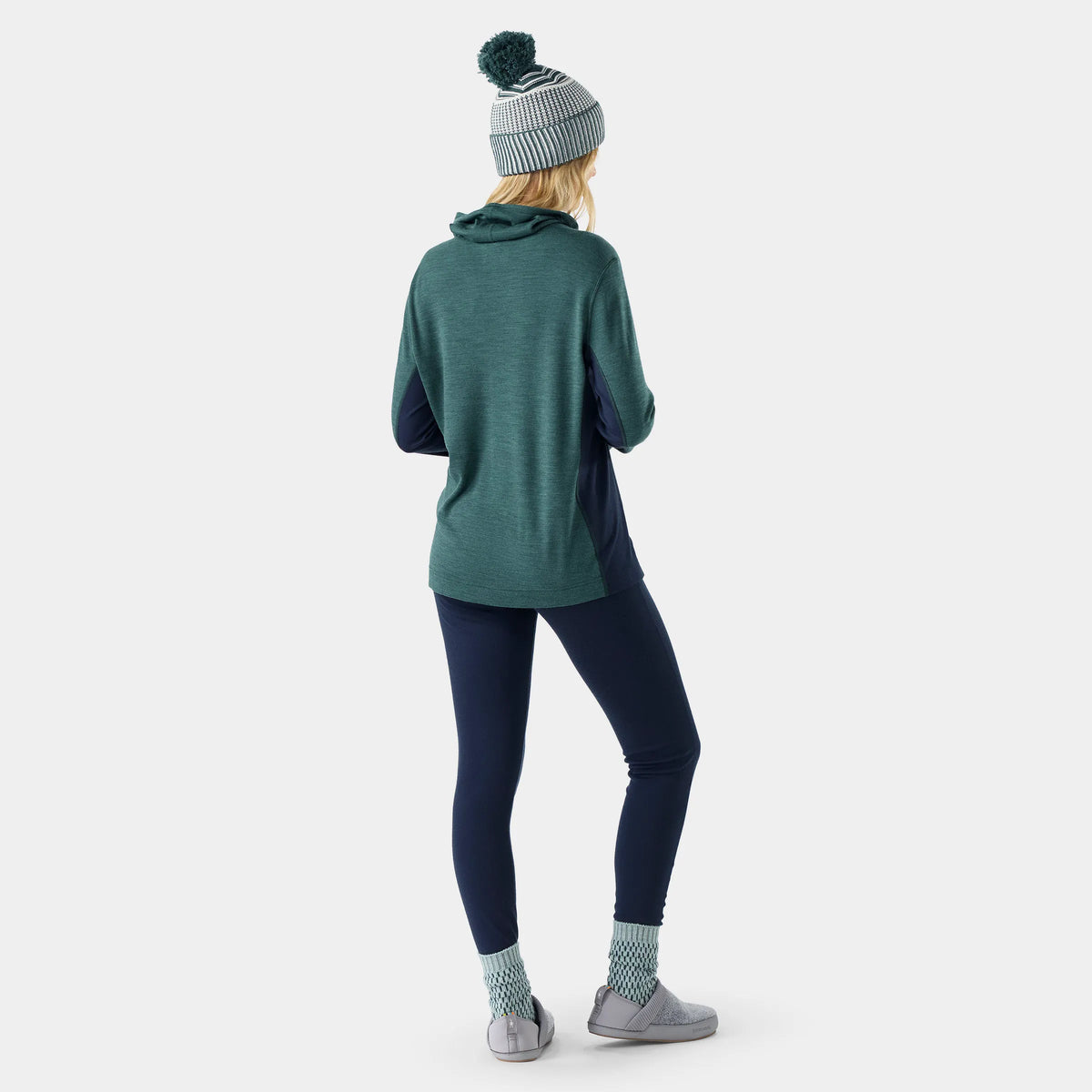Dark Teal Heather-Deep Navy Heather