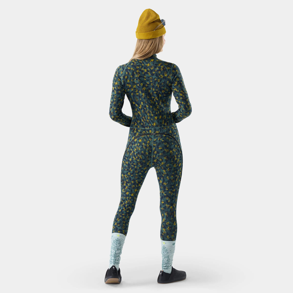 Dark Teal Wild Blossom