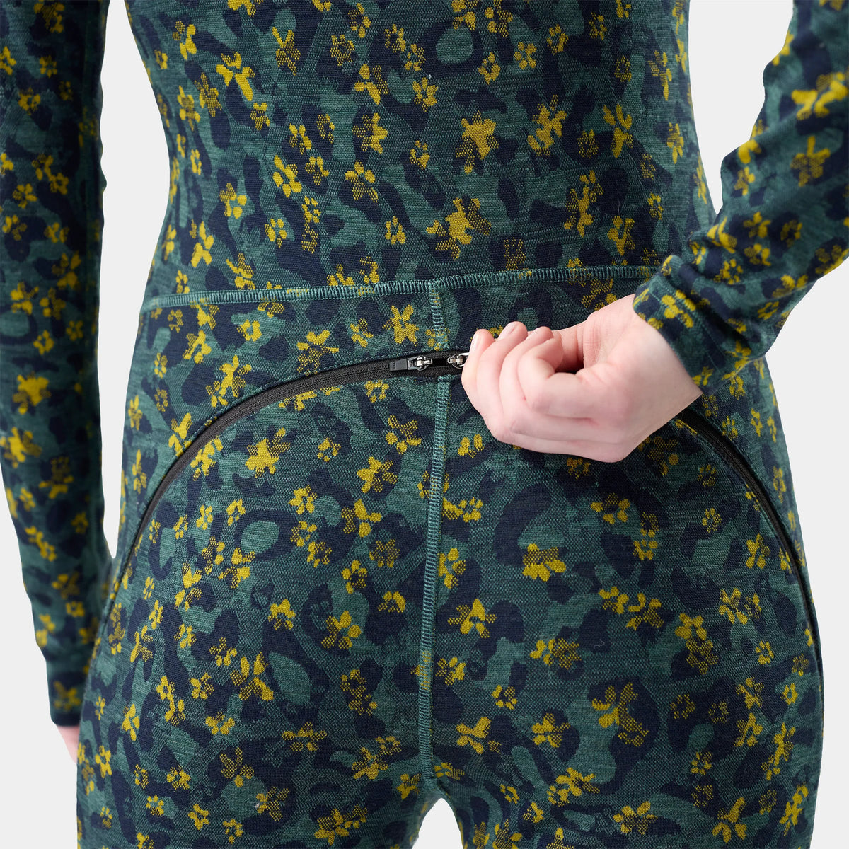 Dark Teal Wild Blossom