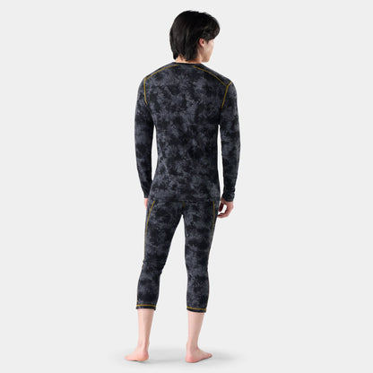 Black Tie Dye-Honey Gold
