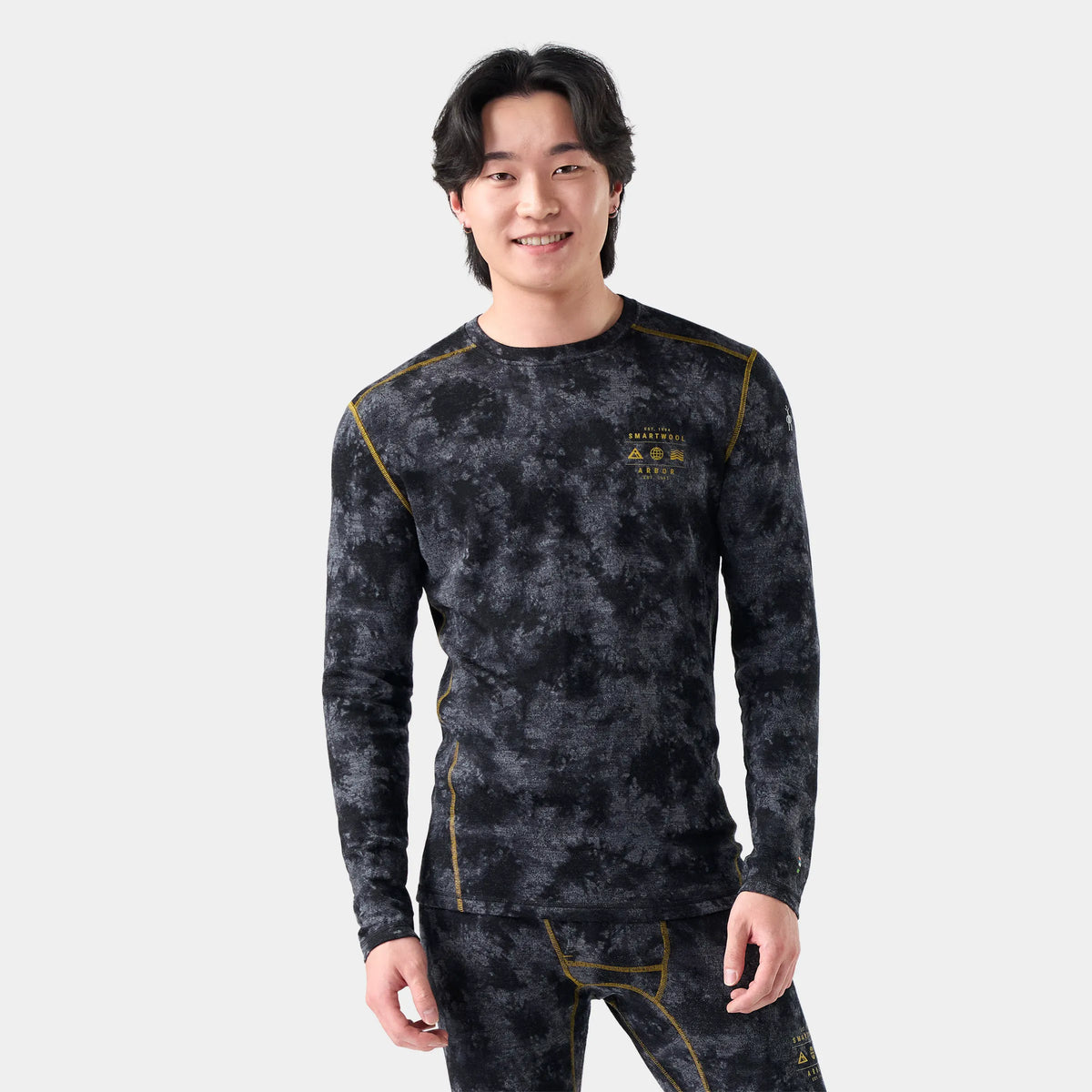 Black Tie Dye-Honey Gold