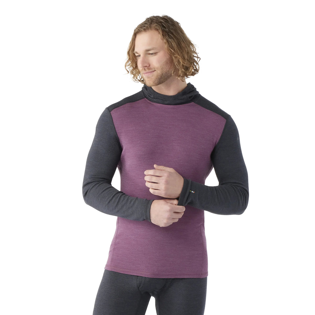 Charcoal-Argyle Purple