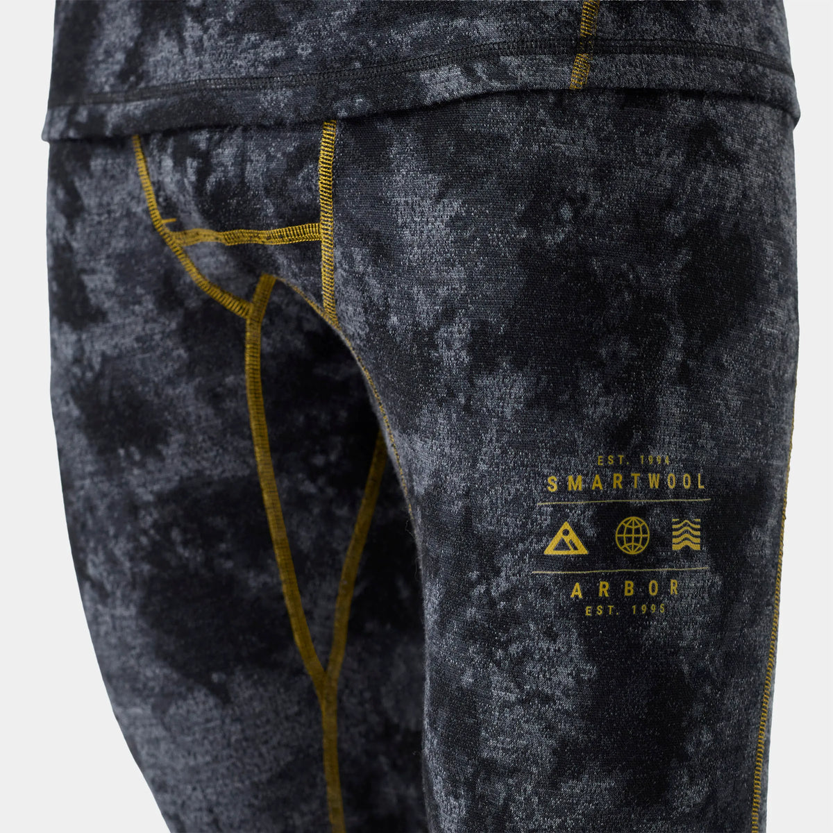 Black Tie Dye-Honey Gold
