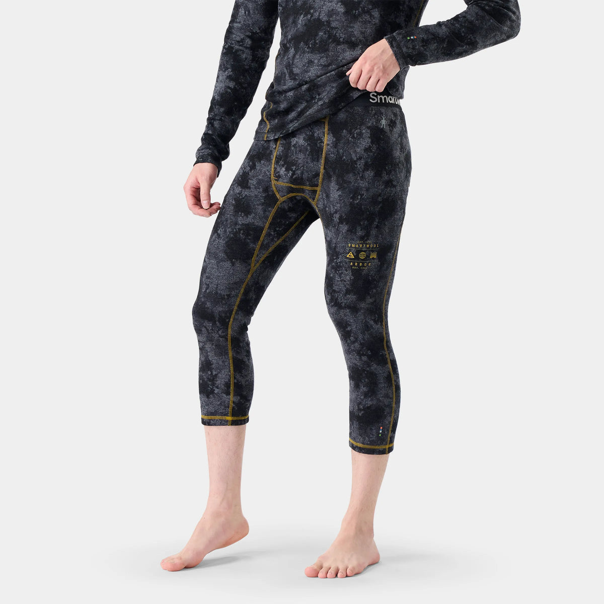 Black Tie Dye-Honey Gold
