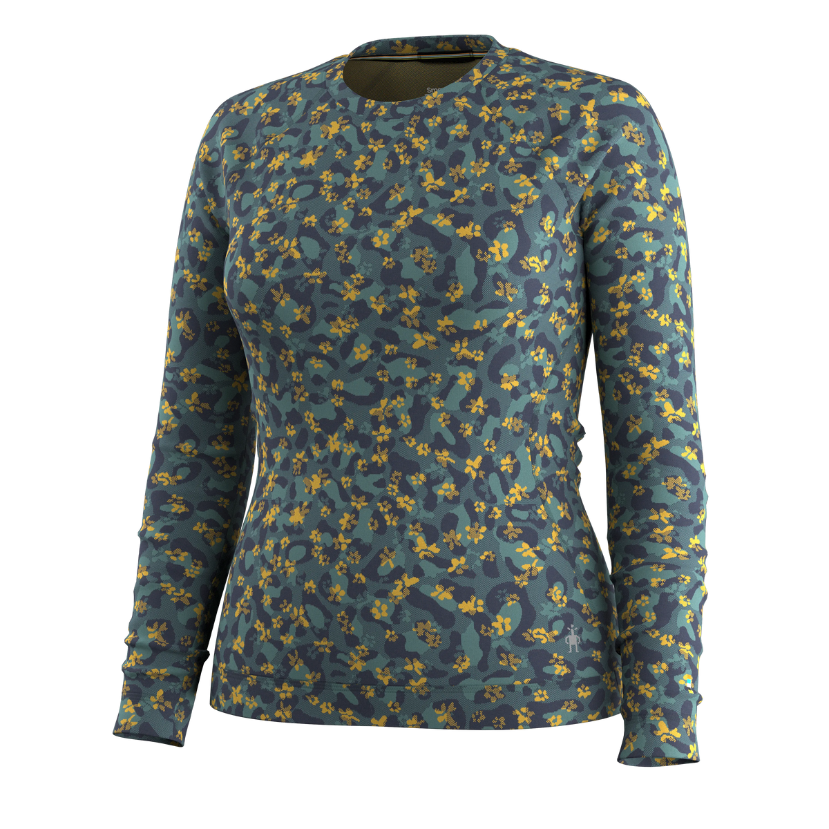 Dark Teal Wild Blossom