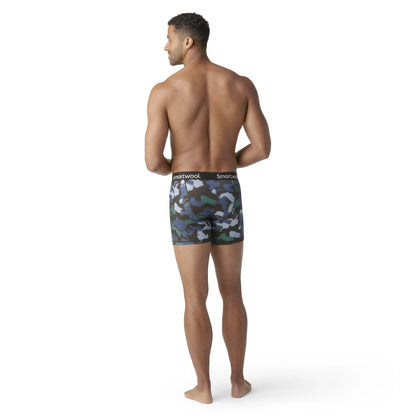 Mist Blue Blurred Camo Print