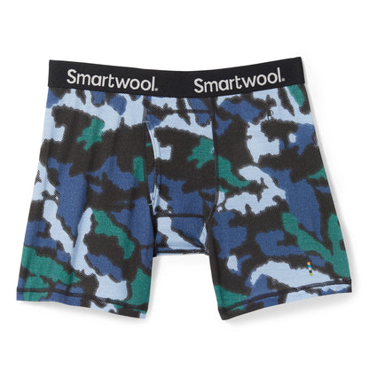 Mist Blue Blurred Camo Print