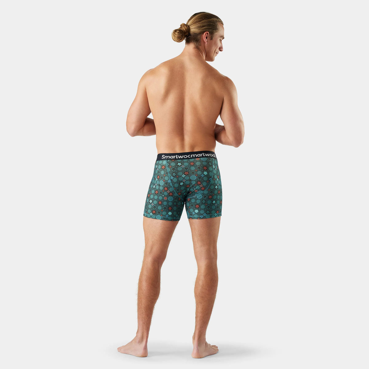 Dusty Teal Geo Floral