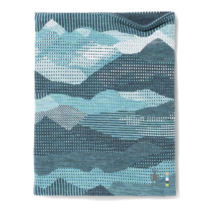 Twilight Blue Mountain Scape