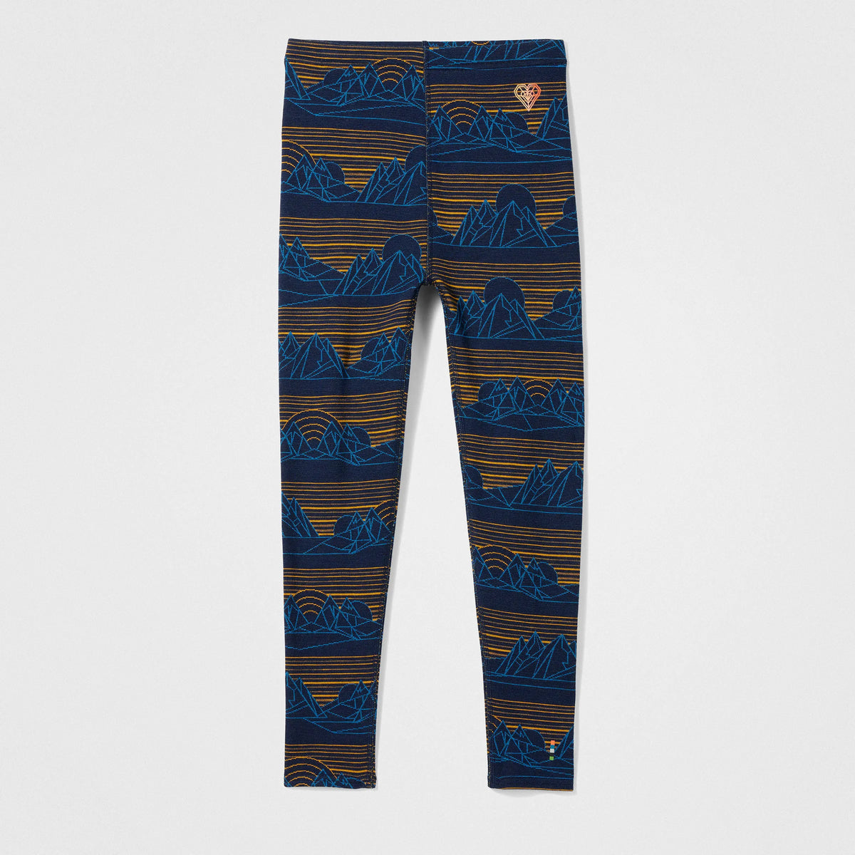 Deep Navy Geo Peaks