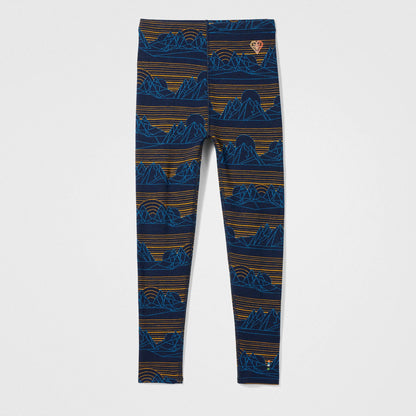 Deep Navy Geo Peaks