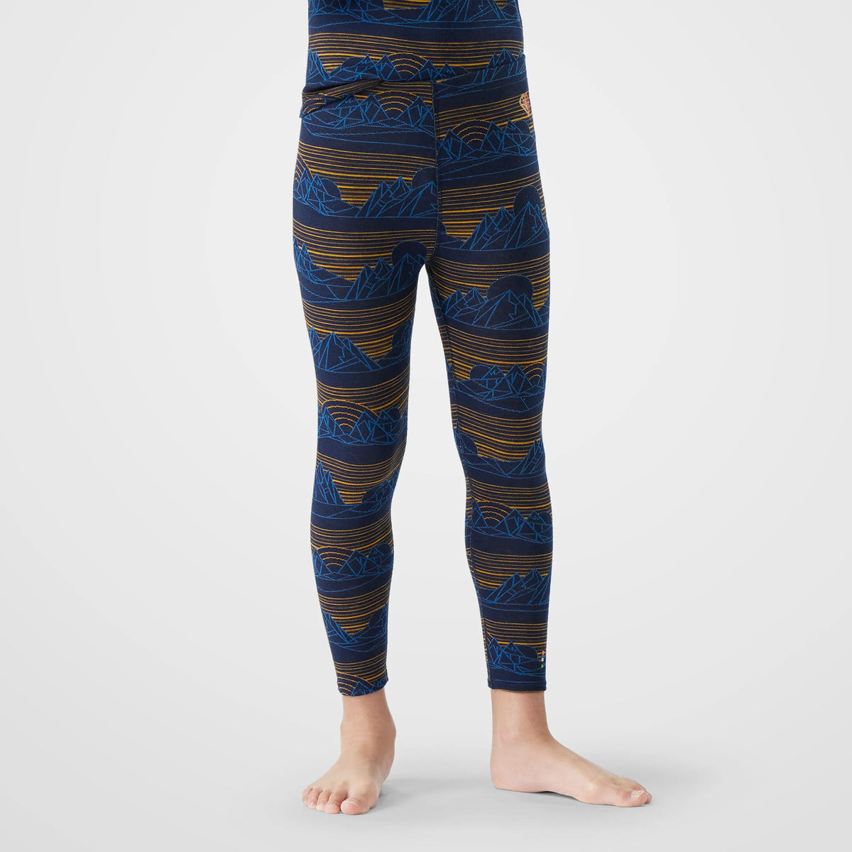 Deep Navy Geo Peaks