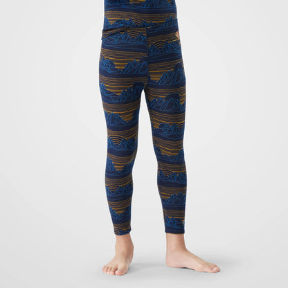 Deep Navy Geo Peaks